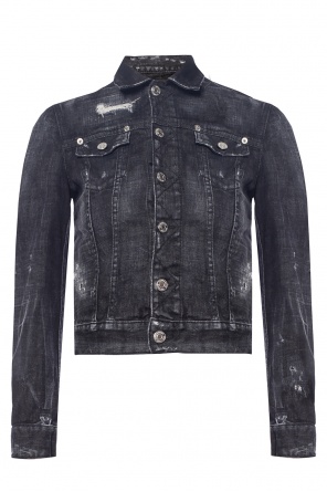 Kurtka jeansowa z nadrukowanym logo, zdjęcie 1 Kurtka jeansowa z nadrukowanym logo od Dsquared2